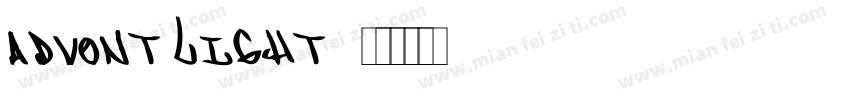 advent Light3字体转换